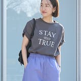 USAコットンロゴTシャツ | coen【women】 | 詳細画像1