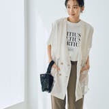 USAコットンロゴTシャツ | coen【women】 | 詳細画像8