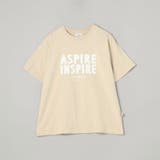 BEIGE | USAコットンロゴTシャツ | coen【women】