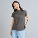 USAコットンハイネックフレンチスリーブワイドリブTシャツ | coen【women】 | 詳細画像22 