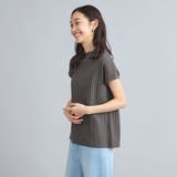 USAコットンハイネックフレンチスリーブワイドリブTシャツ | coen【women】 | 詳細画像23 