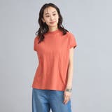 USAコットンハイネックフレンチスリーブワイドリブTシャツ | coen【women】 | 詳細画像31 