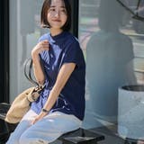 USAコットンハイネックフレンチスリーブワイドリブTシャツ | coen【women】 | 詳細画像8 