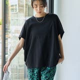 BLACK | SARAH TWISTドルマンコクーンプルオーバー | coen【women】