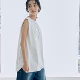 【WELLTECT】タックノースリーブカットソー | coen【women】 | 詳細画像6 