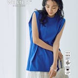 ROYAL | 【WELLTECT】タックノースリーブカットソー | coen【women】