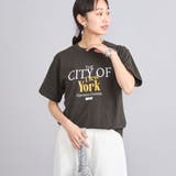 DK.GRAY | ROCK STANLEY(ロックスタンレー)別注NYCロゴプリントTシャツ | coen【women】
