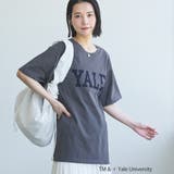 YALE別注ロゴプリントバック刺繍Tシャツ | coen【women】 | 詳細画像12
