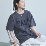 YALE別注ロゴプリントバック刺繍Tシャツ | coen【women】 | 詳細画像13