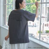YALE別注ロゴプリントバック刺繍Tシャツ | coen【women】 | 詳細画像15