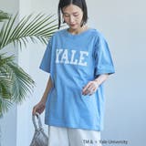YALE別注ロゴプリントバック刺繍Tシャツ | coen【women】 | 詳細画像26