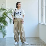 YALE別注ロゴプリントバック刺繍Tシャツ | coen【women】 | 詳細画像6