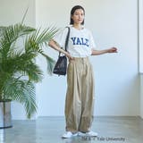 YALE別注ロゴプリントバック刺繍Tシャツ | coen【women】 | 詳細画像7