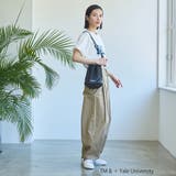 YALE別注ロゴプリントバック刺繍Tシャツ | coen【women】 | 詳細画像8
