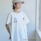 YALE別注ロゴプリントビッグフットボールTシャツ | coen【women】 | 詳細画像3 