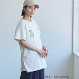 YALE別注ロゴプリントビッグフットボールTシャツ | coen【women】 | 詳細画像7 