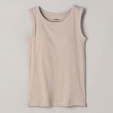 BEIGE | ベーシックカップ付きリブタンク | coen【women】