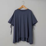 NAVY | バックドロストゆるTシャツ | coen【women】