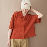 ポコポコハーフスリーブシャツ | coen【women】 | 詳細画像1