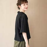 ポコポコハーフスリーブシャツ | coen【women】 | 詳細画像3