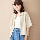ポコポコハーフスリーブシャツ | coen【women】 | 詳細画像8