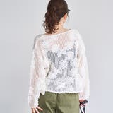 3Dフラワーメッシュカーディガン | coen【women】 | 詳細画像4 