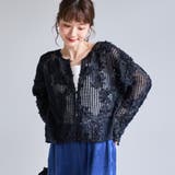 3Dフラワーメッシュカーディガン | coen【women】 | 詳細画像9 