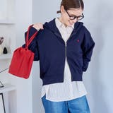NAVY | 【POLO BCS（ポロ・ビーシーエス）別注】 裏毛ジップパーカー | coen【women】