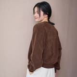 カットコール裏毛スナップカーディガン | coen【women】 | 詳細画像13