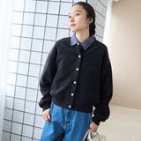 カットコール裏毛スナップカーディガン | coen【women】 | 詳細画像7