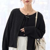 BLACK | 【セットアイテム】ポコポコキャミ カーデセット | coen【women】