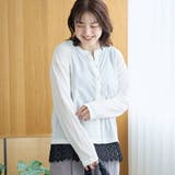 コットンナイロンシアー コンパクトカーディガン | coen【women】 | 詳細画像1 