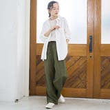 【Feel Soft フィールソフト】パイルレギュラーカラーシャツ（インフルエン… | coen【women】 | 詳細画像4 