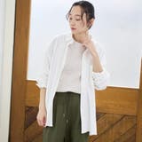 【Feel Soft フィールソフト】パイルレギュラーカラーシャツ（インフルエン… | coen【women】 | 詳細画像7 