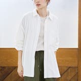 OFF WHITE | 【Feel Soft フィールソフト】パイルレギュラーカラーシャツ（インフルエン… | coen【women】