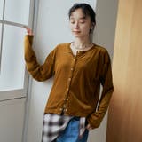 シアーベロア コンパクトクルーネック カーディガン | coen【women】 | 詳細画像17