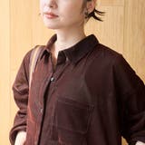 シアーメッシュ フロッキーストライプレギュラーカラーシャツ | coen【women】 | 詳細画像16