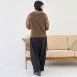 シアーボーダー レギュラーカラー長袖シャツ | coen【women】 | 詳細画像8 
