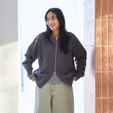 ヘビー裏毛ダブルジップカーディガン | coen【women】 | 詳細画像14 