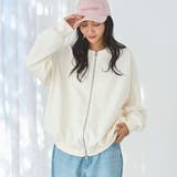 OFF WHITE | ヘビー裏毛ダブルジップカーディガン | coen【women】