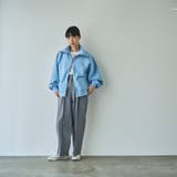 PENNEYS(ぺニーズ)別注裏毛スタンドジップスウェットカーディガン | coen【women】 | 詳細画像33