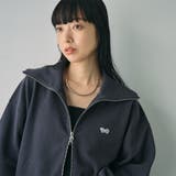 DK.GRAY | PENNEYS(ぺニーズ)別注裏毛スタンドジップスウェットカーディガン | coen【women】