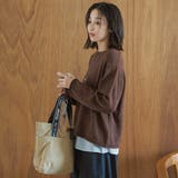 ミニブークレ ボートネックニット | coen【women】 | 詳細画像6 