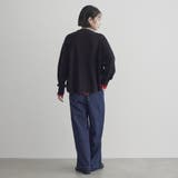 カラーメランジワッフルクルーネックニット | coen【women】 | 詳細画像4 