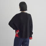 カラーメランジワッフルクルーネックニット | coen【women】 | 詳細画像6 