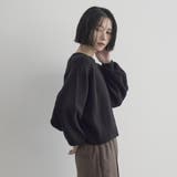 ショート丈 エアリーヤーンソウバリクルーネックニット | coen【women】 | 詳細画像11 
