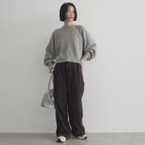 ショート丈 エアリーヤーンソウバリクルーネックニット | coen【women】 | 詳細画像13 