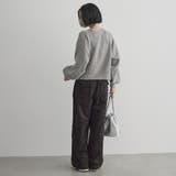 ショート丈 エアリーヤーンソウバリクルーネックニット | coen【women】 | 詳細画像15 