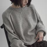 ショート丈 エアリーヤーンソウバリクルーネックニット | coen【women】 | 詳細画像19 