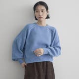 ショート丈 エアリーヤーンソウバリクルーネックニット | coen【women】 | 詳細画像22 